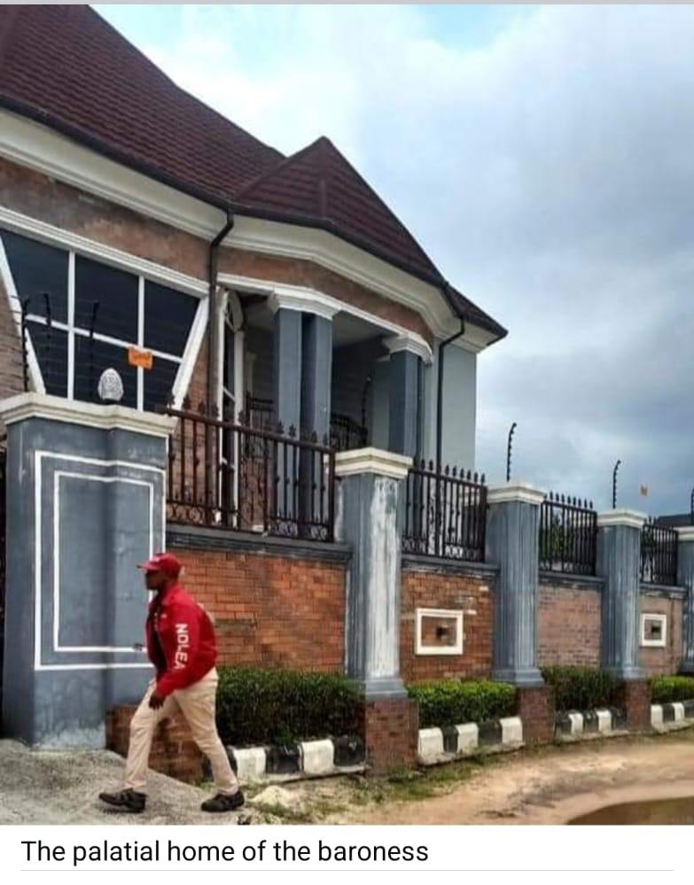 NDLEA Arrests Wanted Drug Baroness, Seals Her Palatial Mansion In Delta [Photos]