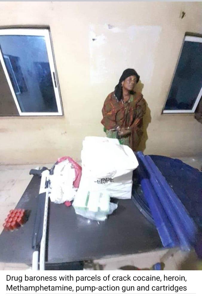 NDLEA Arrests Wanted Drug Baroness, Seals Her Palatial Mansion In Delta [Photos]