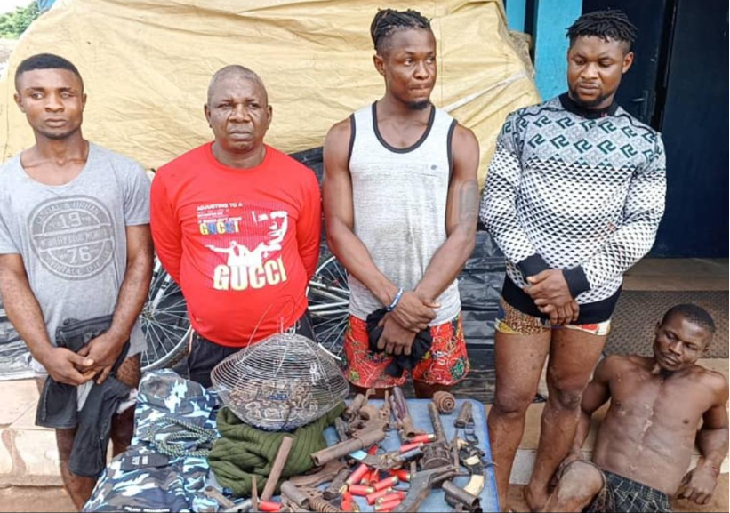 Seven IPOB Members Arrested For Killing Police Inspector, Live Python & Weapons Recovered