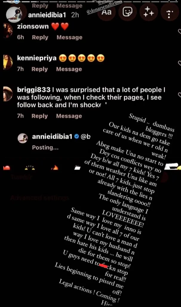 "You Can’t Love A Man The Way I Love 2Face And Then Hate His Kids" - Annie Idibia