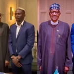“I Hope You’re Not Taller Than Me” – Buhari Jokes With Kenneth Omeruo In Spain [Video]