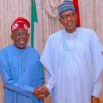 2023: Tinubu Visits Buhari, Says His Choice For Running Mate Is In His Pocketbook