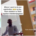 Drama As Tinubu And Peter Obi Supporters Clash At PVC Registration Centre [Video]