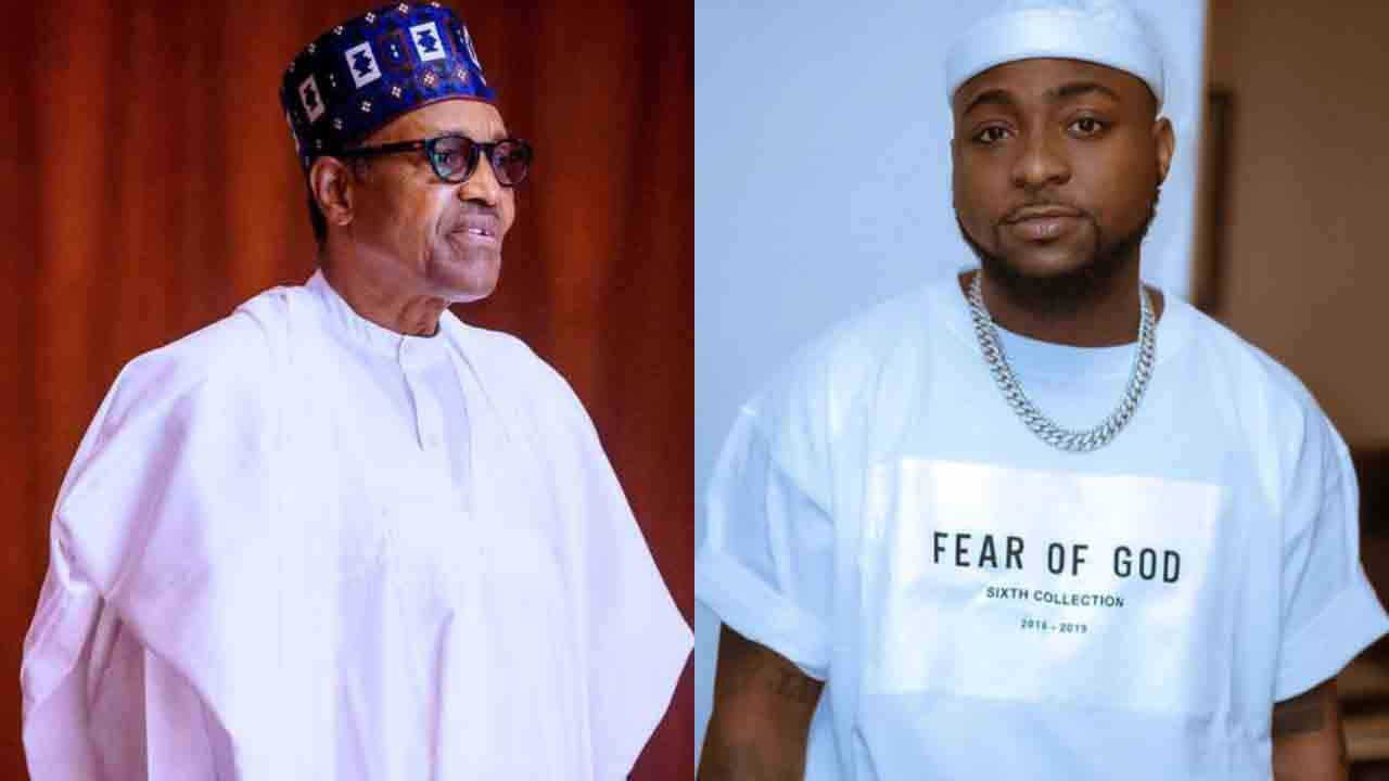 "You Will Leave A Lasting Legacy, God Bless You For This Act" - Davido Tells Buhari