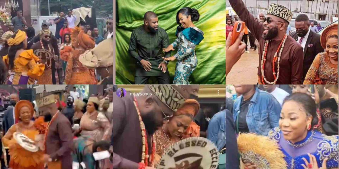 Mercy Chinwo And Pastor Blessed Uzochikwa Holds Traditional Wedding In