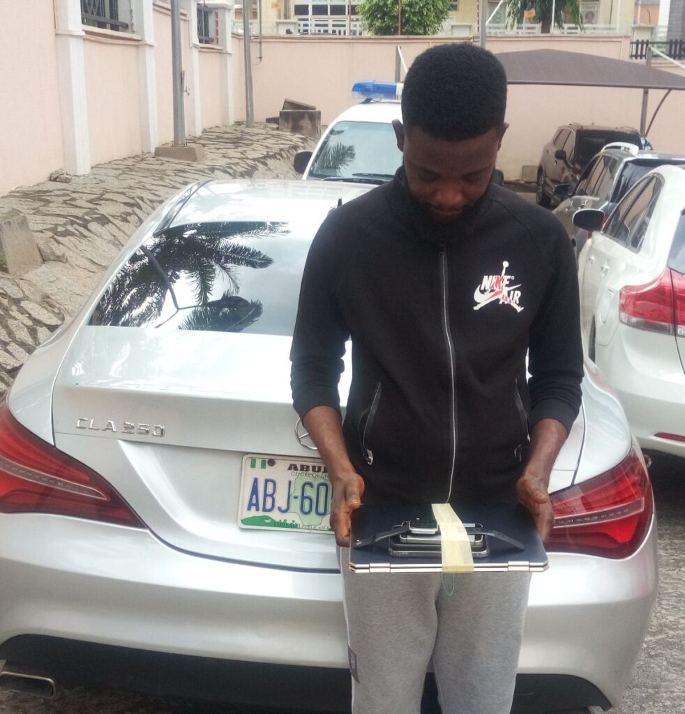 3 Luxury Cars, iPhones, Laptops Recovered From 10 'Yahoo Boys' In Abuja 3 Yahoo -Boys -In-Abuja 2