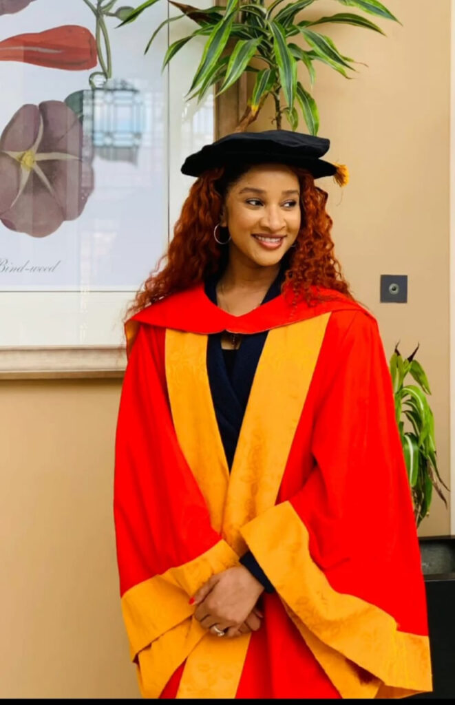 Adesua Etomi Bags Honorary Degree From Wolverhampton University In UK