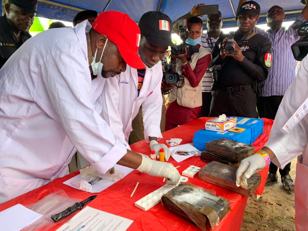 NDLEA Burns N194.7bn Worth Of Cocaine Recovered In Lagos Warehouse ...