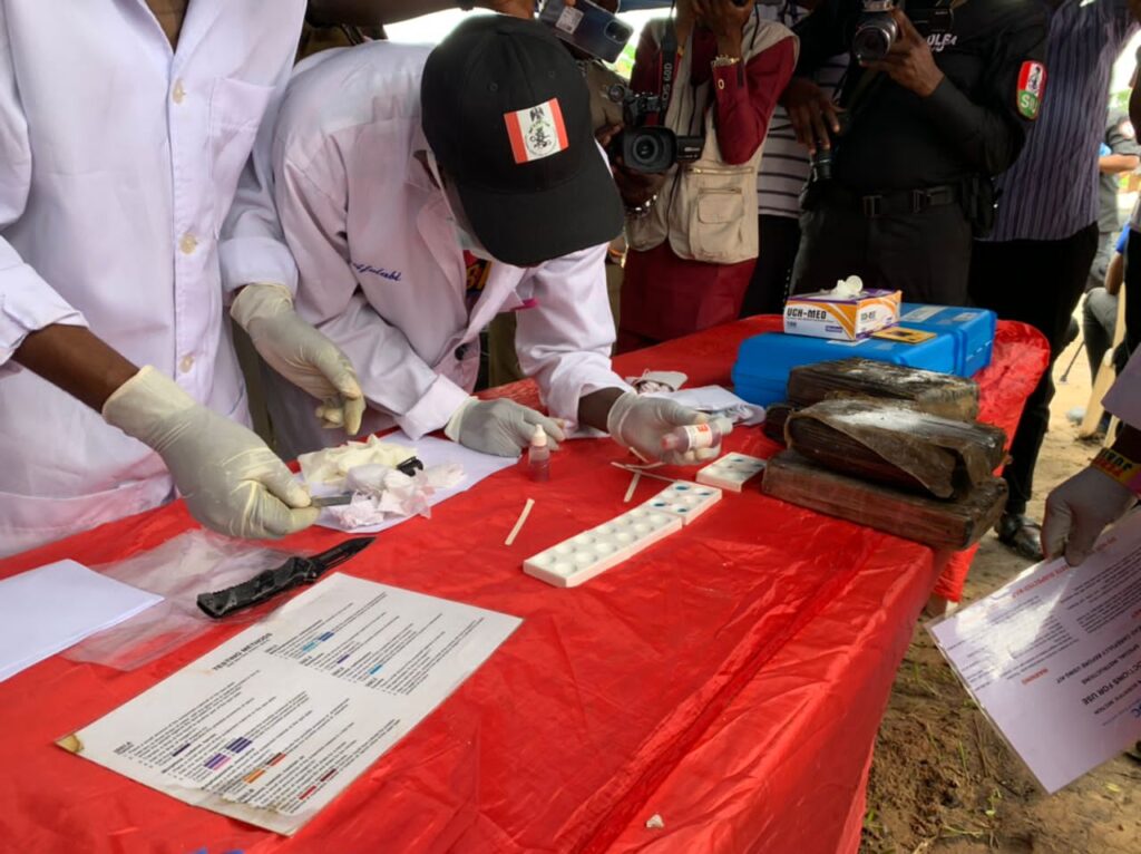 NDLEA Burns N194.7bn Worth Of Cocaine Recovered In Lagos Warehouse [Photos]