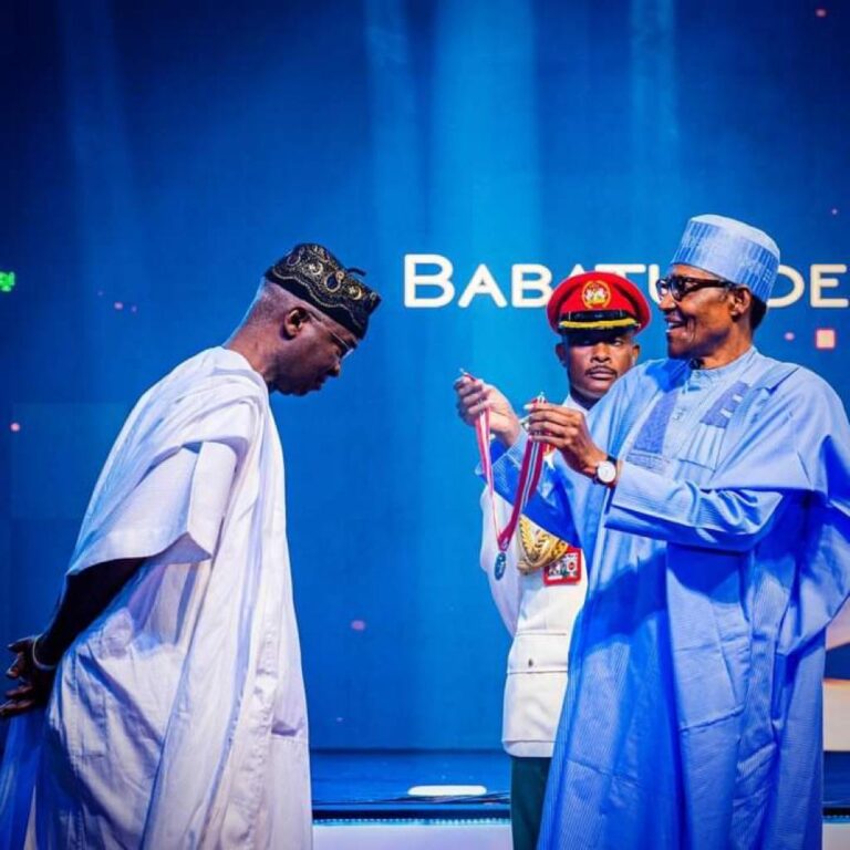Buhari Confers National Honours On Okowa, Akeredolu, Fashola, Okonjo-Iweala, Kyari, Others 11