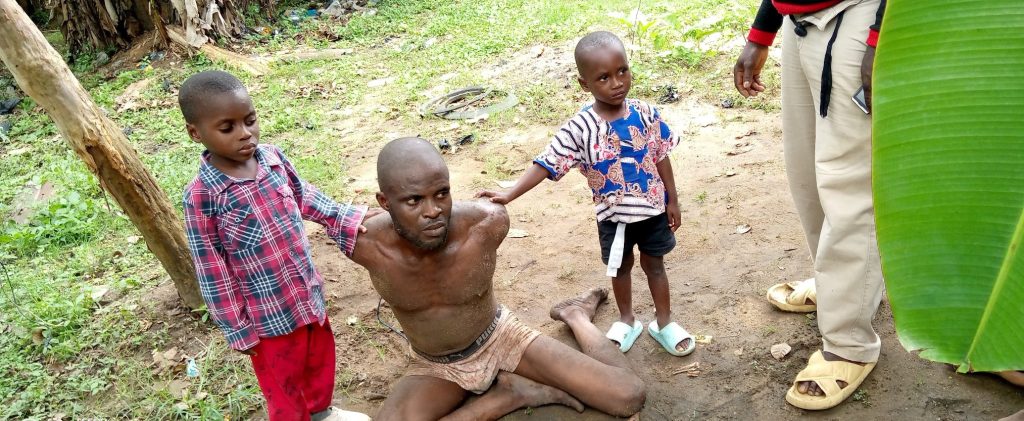 Suspected Kidnapper Caught With Two Abducted Children In Rivers [Photos]