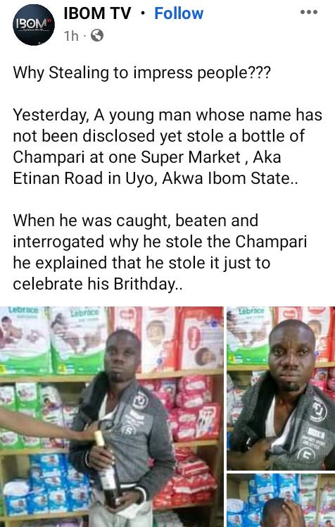 Man Caught And Beaten For Stealing A Bottle Of Wine To Celebrate His Birthday [Photos]