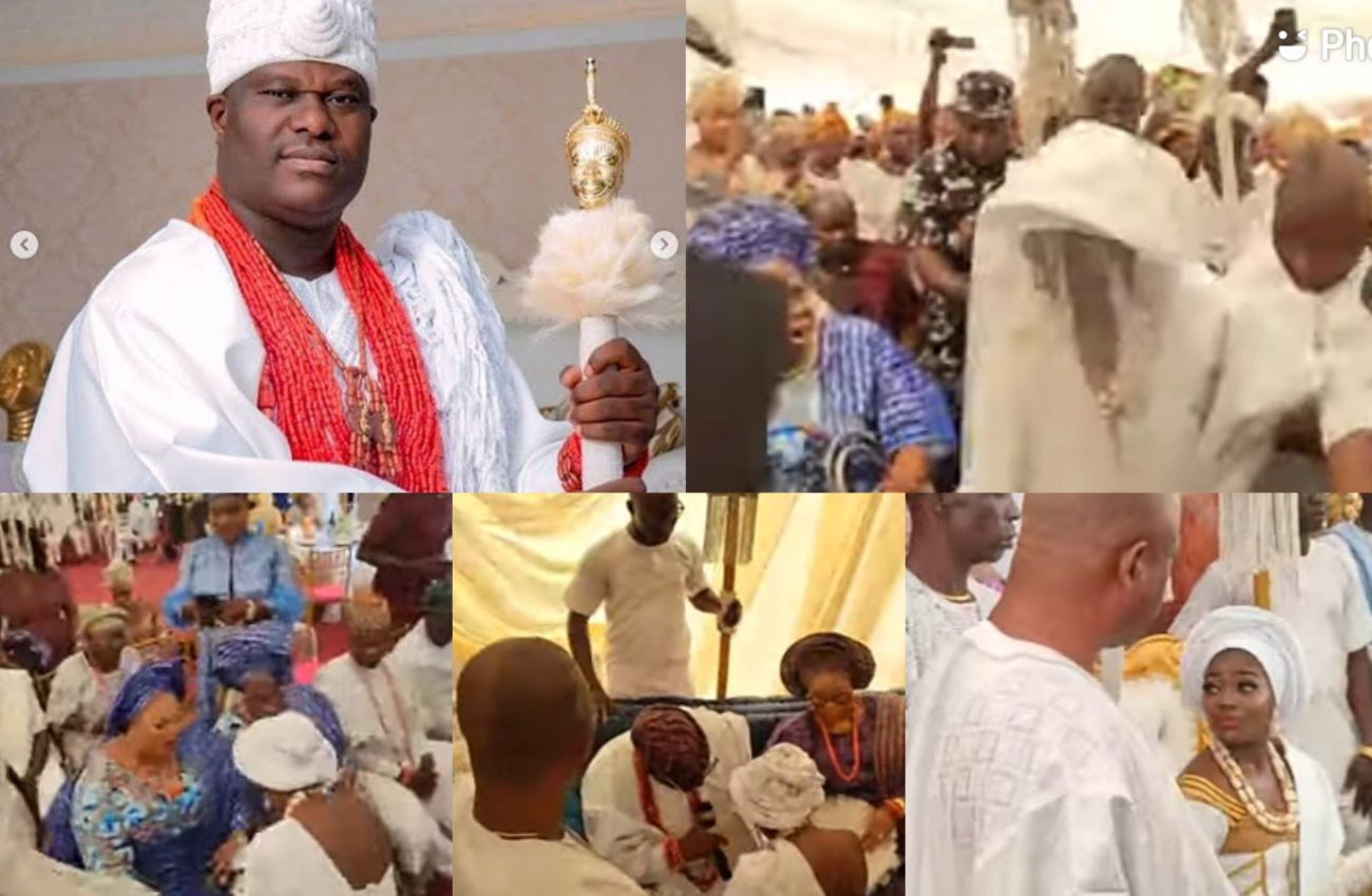 Ooni Of Ife Marries His Fourth Wife, Ashley Adegoke [Video]