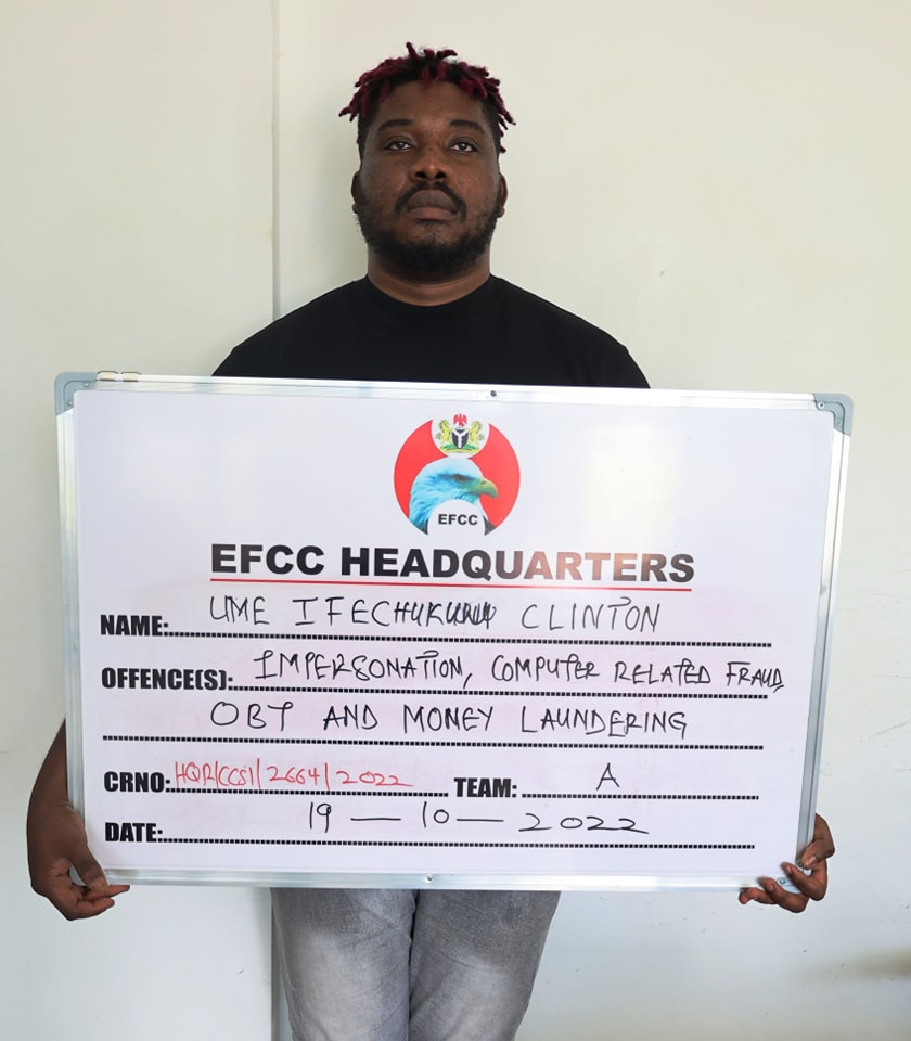 Man Arrested For Posing As EFCC Operative To Defrauding Belgian Woman Of €45,000 [Photos]