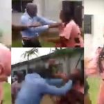 Man Fights & Harasses His Wife At Her Place Of Work, Demands For Their Son [Video]