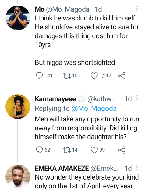 Man Commits Suicide After Discovering He's Not Biological Father Of His 10-Year-Old Daughter