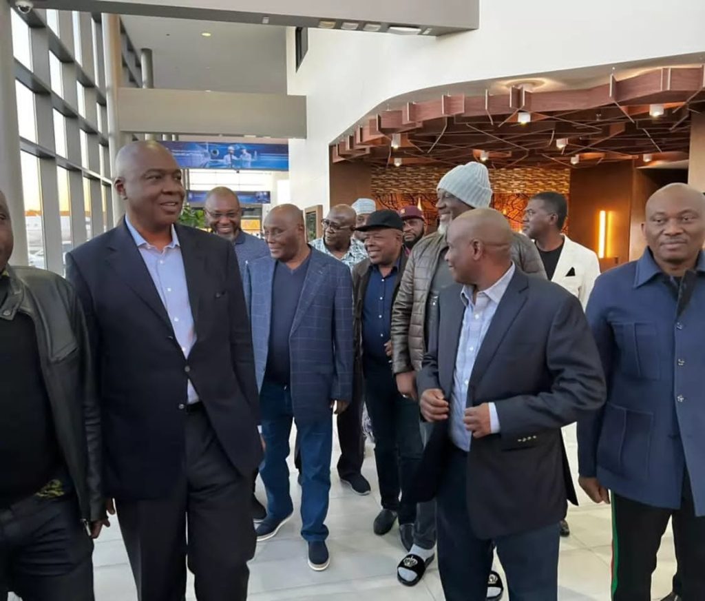Atiku Arrives Washington For Bilateral Meeting At US Chamber Of Commerce [Photos]