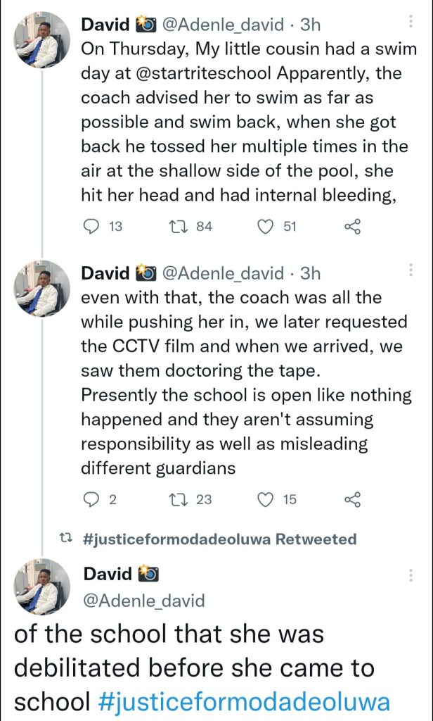 6-Year-Old Girl Dies In Abuja School Due To Alleged Negligence By Swimming Instructor 