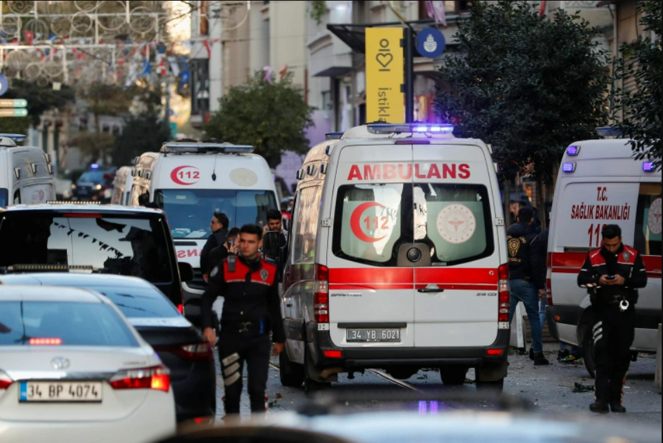 Several Injured in explosion on Istiklal Avenue, Istanbul’s Popular shopping hub