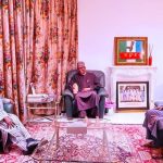 After Return From London, Buhari Meets Tinubu, Adamu Ahead Of APC Campaign