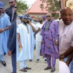 Davido Makes First Public Appearance At His Uncle, Ademola Adeleke's Inauguration As Osun Governor [Photos/Video]