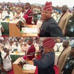Ademola Adeleke Dances To Buga On His First Day At Work As Osun Governor [Video]