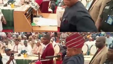 Ademola Adeleke Dances To Buga On His First Day At Work As Osun Governor [Video]