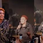 Fans Go Wild As Burna Boy’s Mother, Bose Ogulu Addresses Them In French [Video]