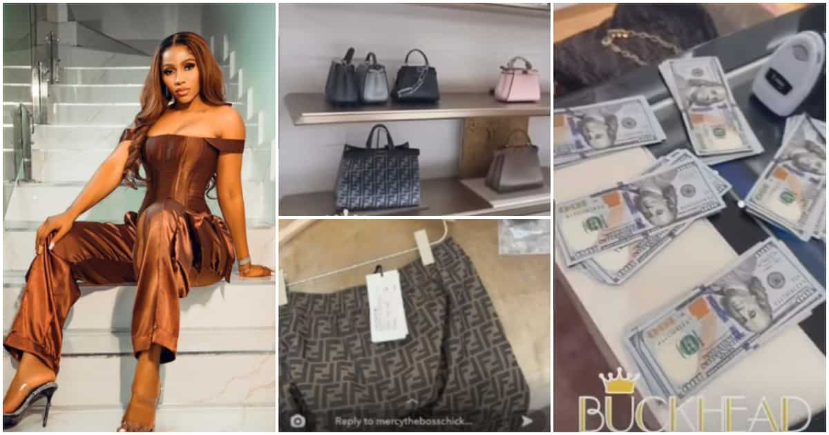 Mercy Eke Shows Off Wads Of Dollar Notes As She Goes Shopping In Atlanta [Video]