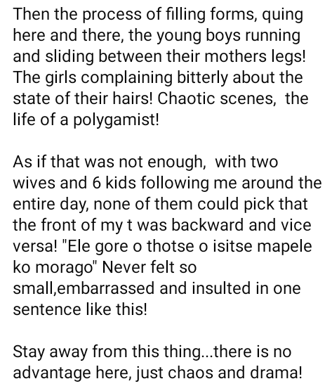  Polygamist Pastor Laments Over 'Chaos And Drama' That Comes With Polygamy