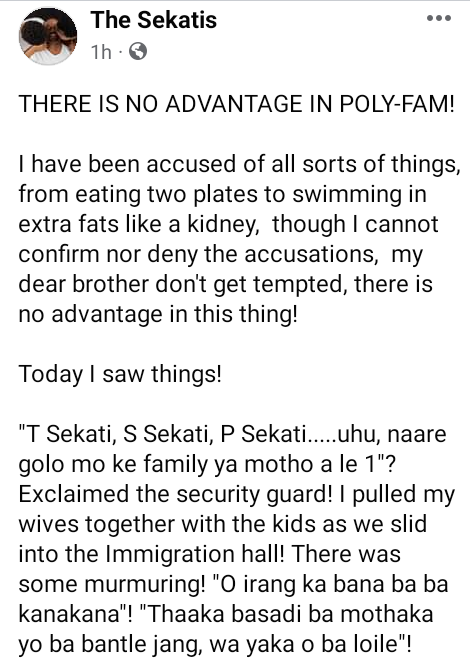 Polygamist Pastor Laments Over 'Chaos And Drama' That Comes With Polygamy
