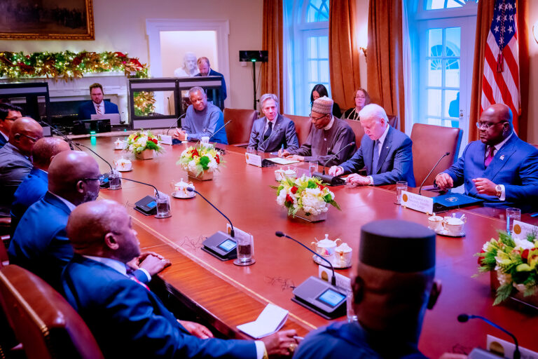 Buhari Meets With Biden At White House Amid US-Africa Summit [Photos]