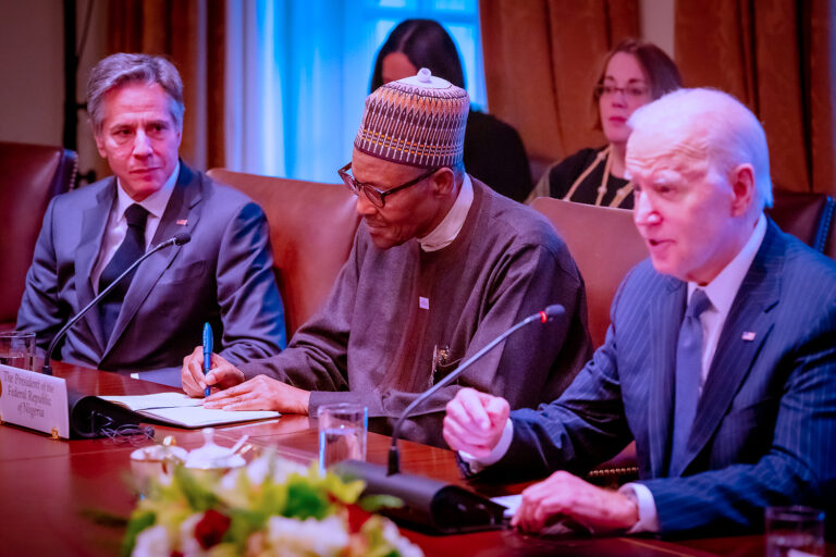 Buhari Meets With Biden At White House Amid US-Africa Summit [Photos]