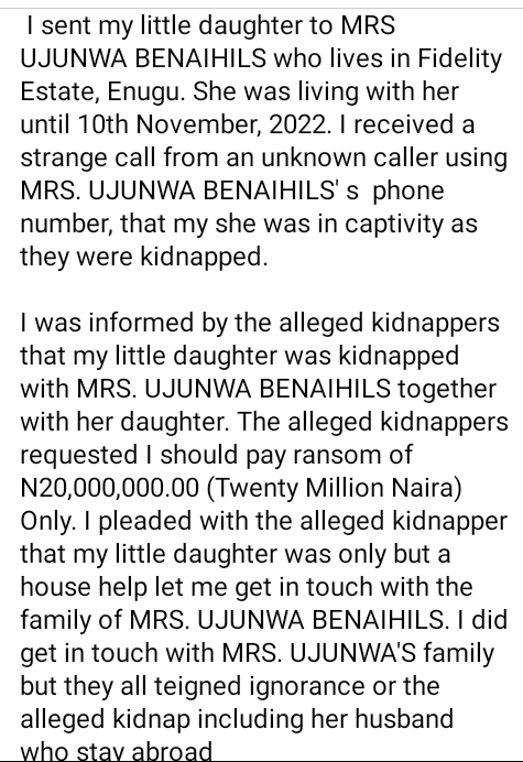 How 10-Year-Old Girl Was Allegedly Beaten To Death By Her Guardian In Enugu