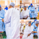 Datti Ahmed Greets Tinubu And Shettima During Juma'at Prayers In Abuja [Photos]