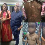 Woman And Her Lover Arrested For Battering Her Two Children In Lagos [Photos]