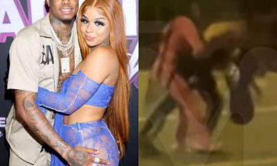 Pregnant Chrisean Rock Seen Fighting Two Women While Trying To Get To Ex-Boyfriend, Blueface [Video]