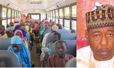 Borno Governor, Babagana Zulum Receives 1,300 Nigerian Refugees From Cameroon