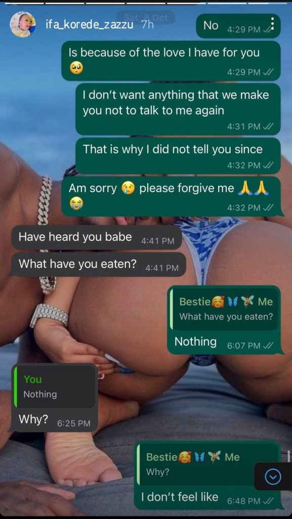 Portable Catches His Second Wife Cheating On Him, Leaks Her Private Chats With Lover