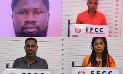 EFCC: Four Men Who Forged Fidelity Bank Manager's Cheques Remanded In Prison Custody 22 EFCC