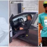Blaqbonez's Mum Overjoyed As He Gifts Her A Brand New Car For Her Birthday [Video]