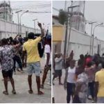 #NigeriaElections2023: Military Arrives Oba Elegushi In Lagos Where Only APC Supporters Are Allowed To Vote [Video]