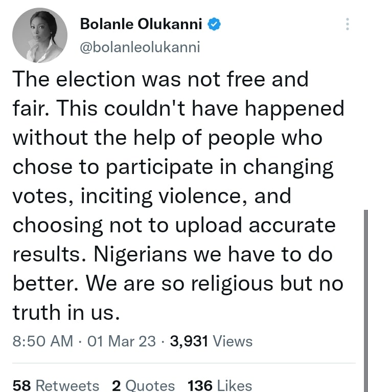 "Nigeria's Presidential Election Wasn’t Free And Fair, INEC Is Lying To Us” - Bolanle Olukanni Tells CNN [Video]