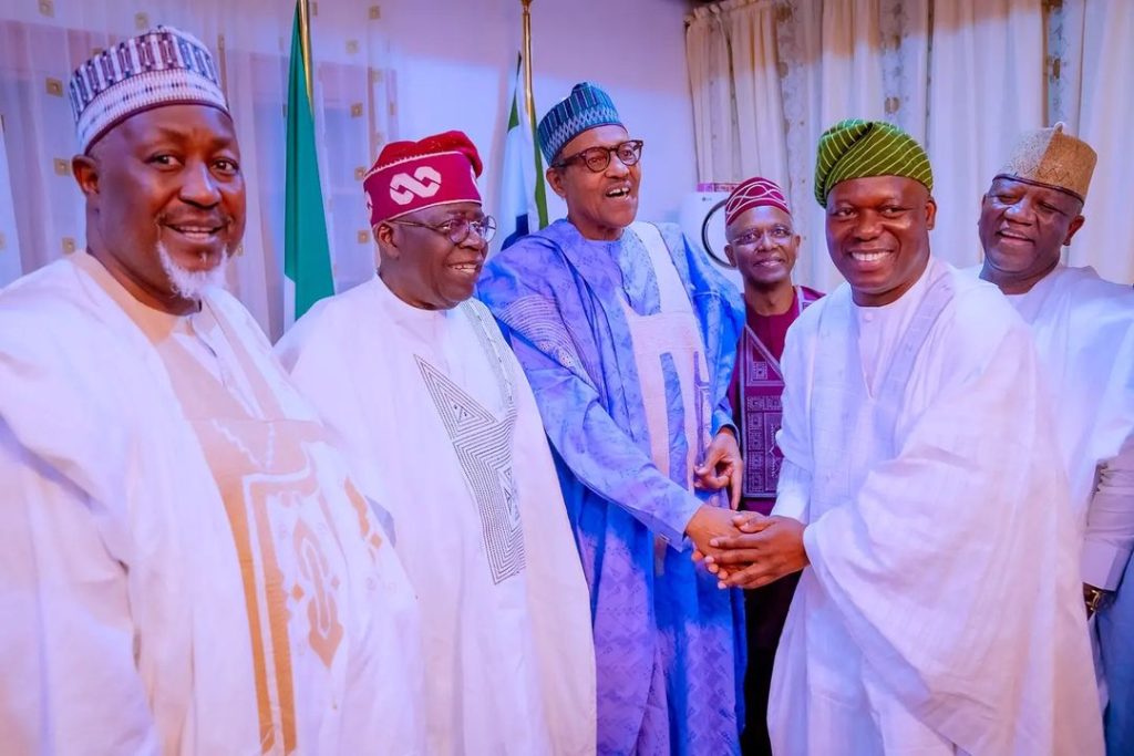 Tinubu And Shettima Presents Their Certificates Of Return To Buhari In Daura [Photos] 9