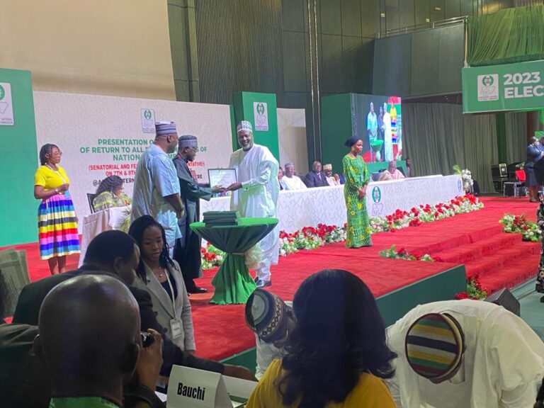 INEC Presents Certificates Of Return To House Of Reps Members-Elect [Photos]