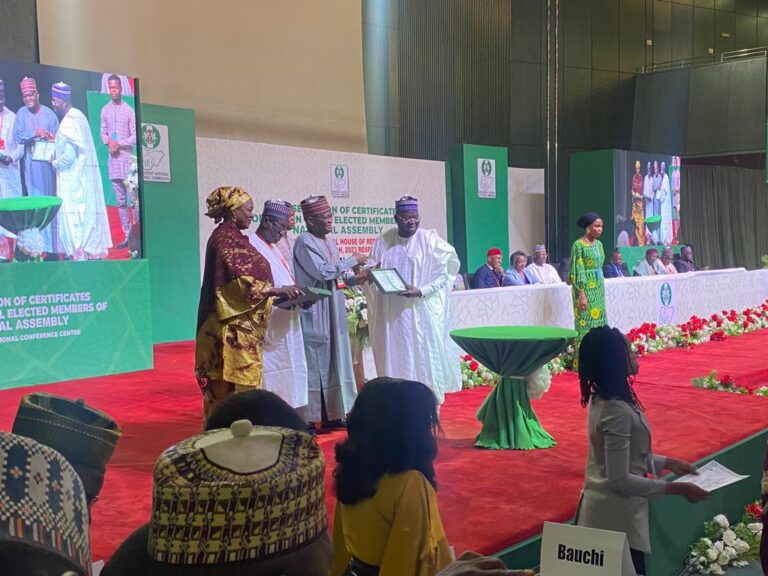 INEC Presents Certificates Of Return To House Of Reps Members-Elect [Photos]