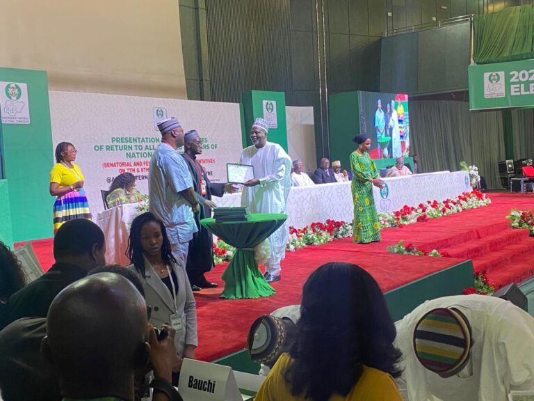 INEC Presents Certificates Of Return To House Of Reps Members-Elect [Photos]