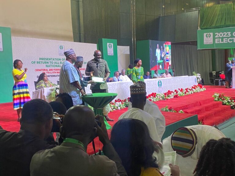 INEC Presents Certificates Of Return To House Of Reps Members-Elect [Photos]