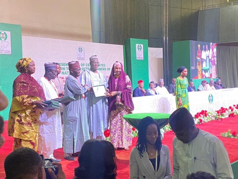 INEC Presents Certificates Of Return To House Of Reps Members-Elect [Photos]