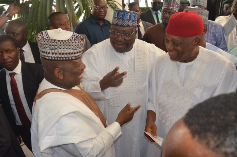 Tinubu, Shettima Meet APC Senators, Reps-Elect In Aso Rock [Photos]